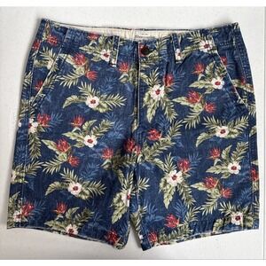 Abercrombie & Fitch Men's Size 34 Floral‎ Hawaiian Tropical 100% Cotton Shorts